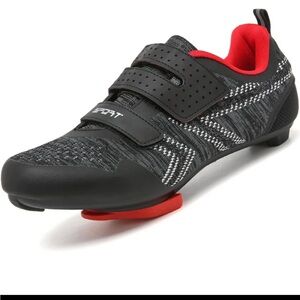 Cycling Shoes Mens 7, Womens 9.5 Compatible with Peloton Road BikeCycling Shoes